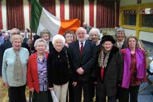 Frank with members of the Camden Elderly Irish Network