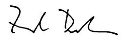 Frank Dobson's signature